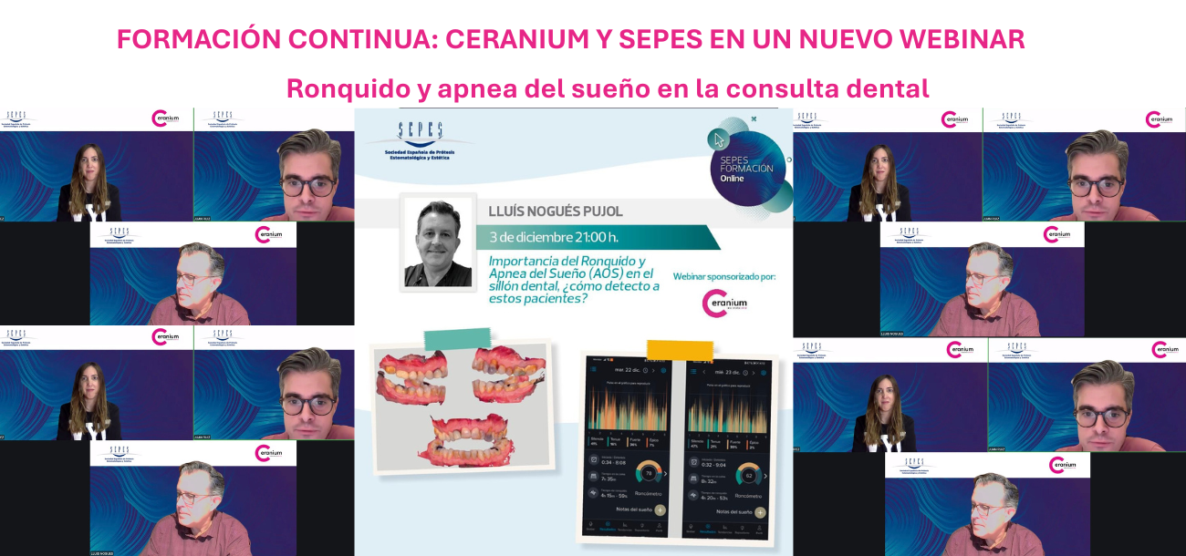 Formación continua en odontología: webinar junto a SEPES